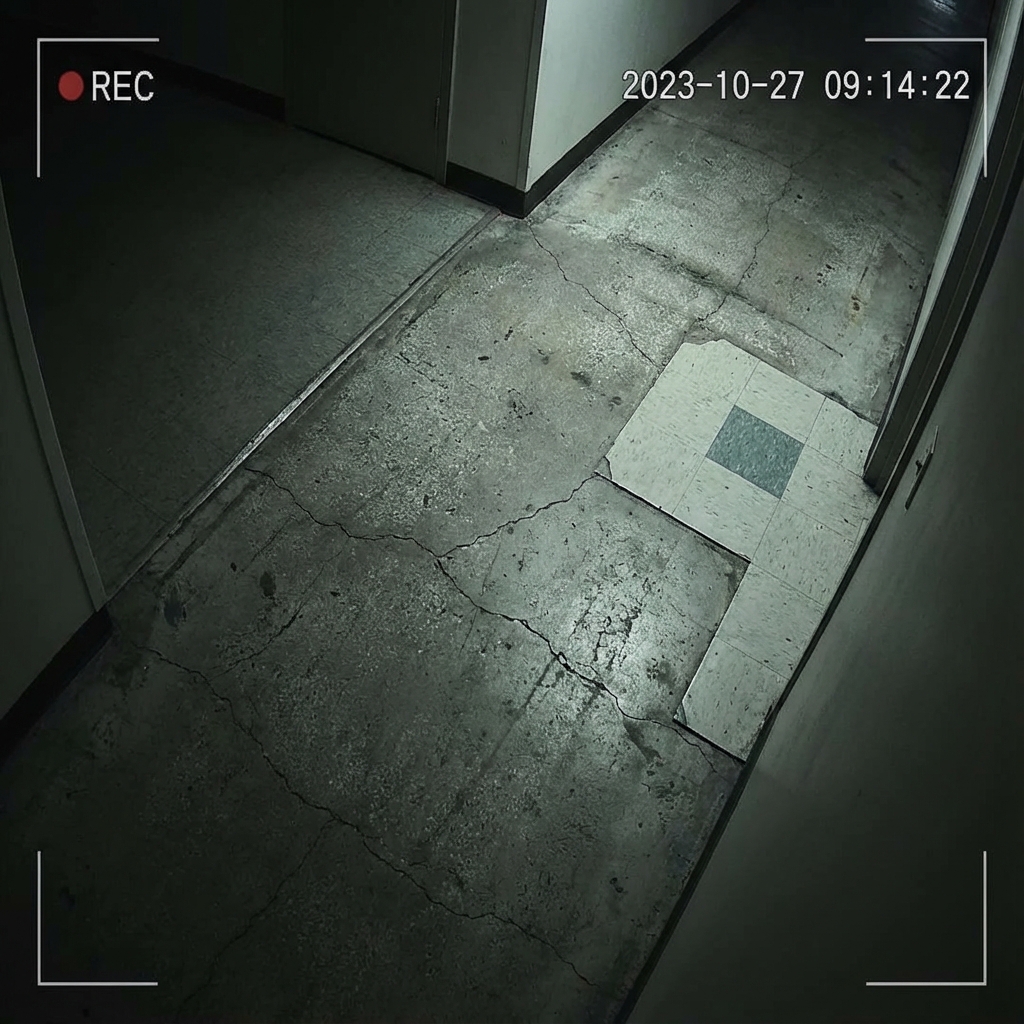 Смотрит в пол